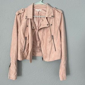 BaeVely Faux Suede Moto Jacket
